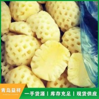 速凍新鮮菠蘿批發(fā) 冷凍鳳梨果肉烘培果汁果醬飲品